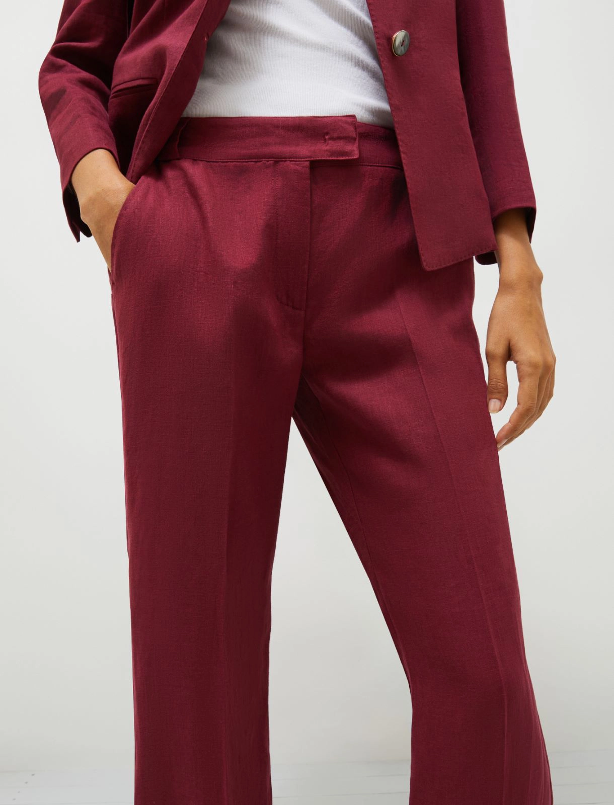 pantalone flare in lino FALCO 004 MARella 