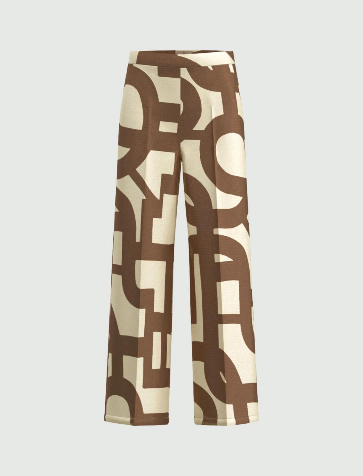 pantalone in twill stampato EMMALBERO 006 EMME MARELLA 