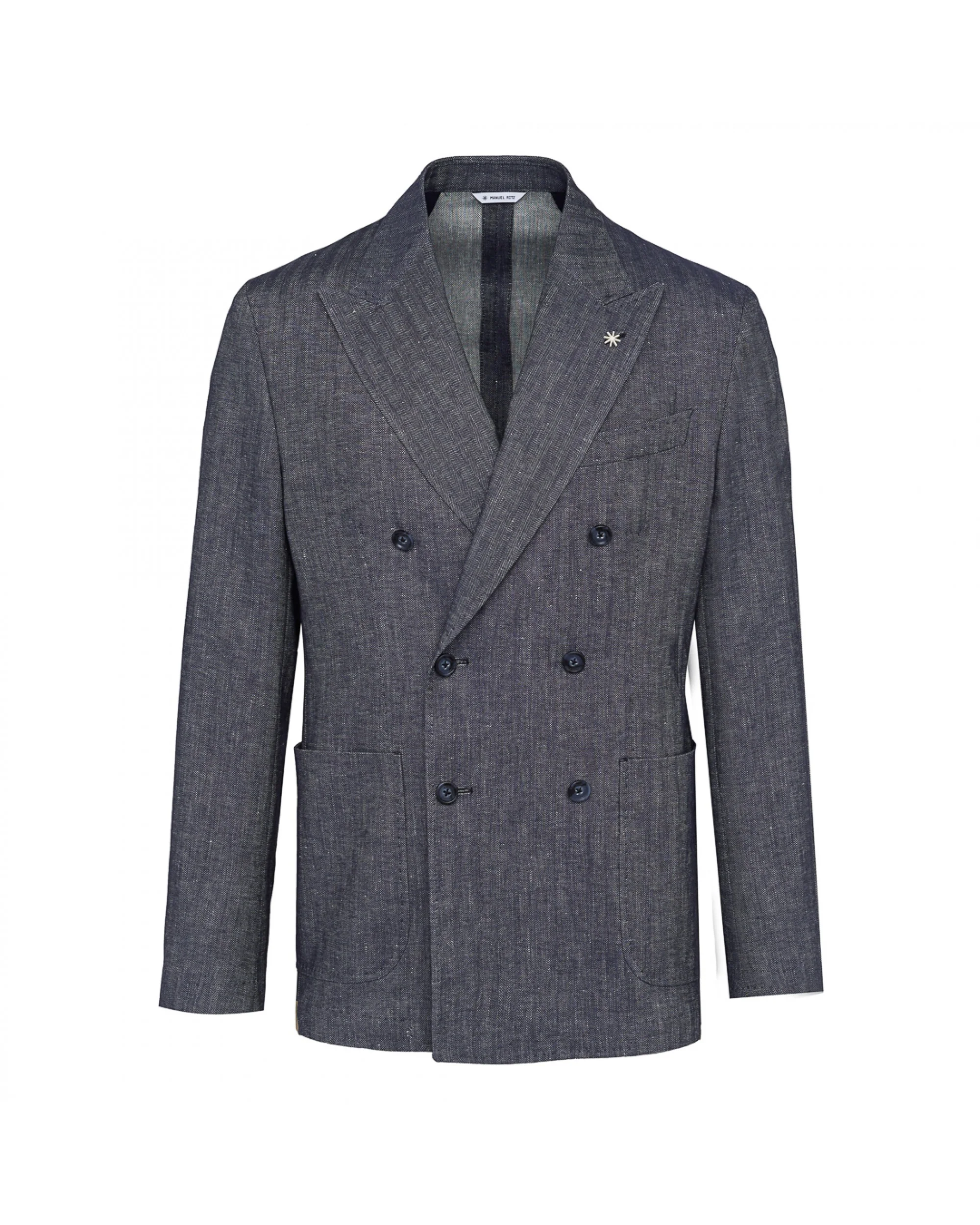 giacca doppiopetto lino 3832G2738 253124 89 MANUEL RITZ 