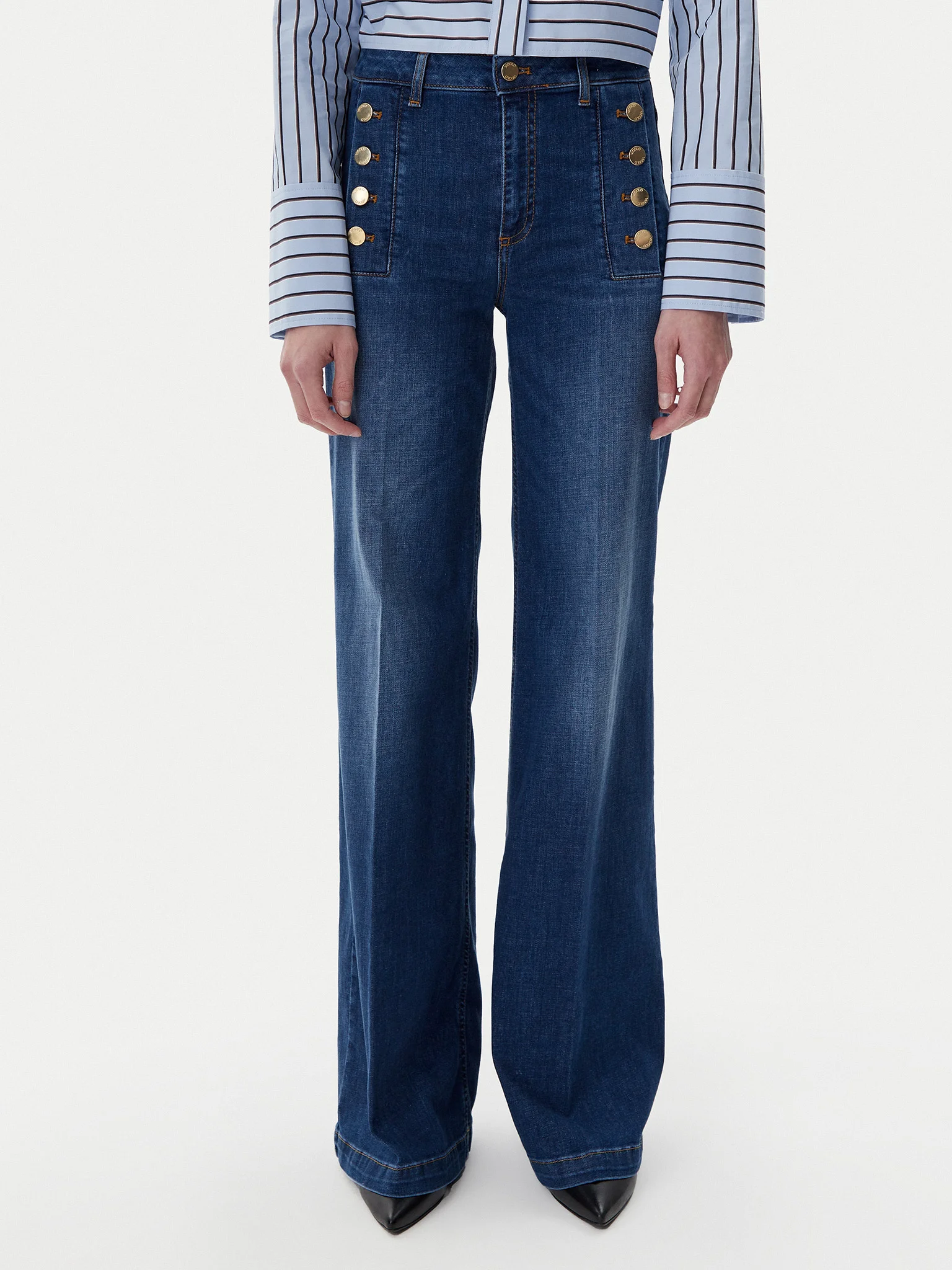 jeans in denim scuro DD5078 DENIM SCURO VICOLO 