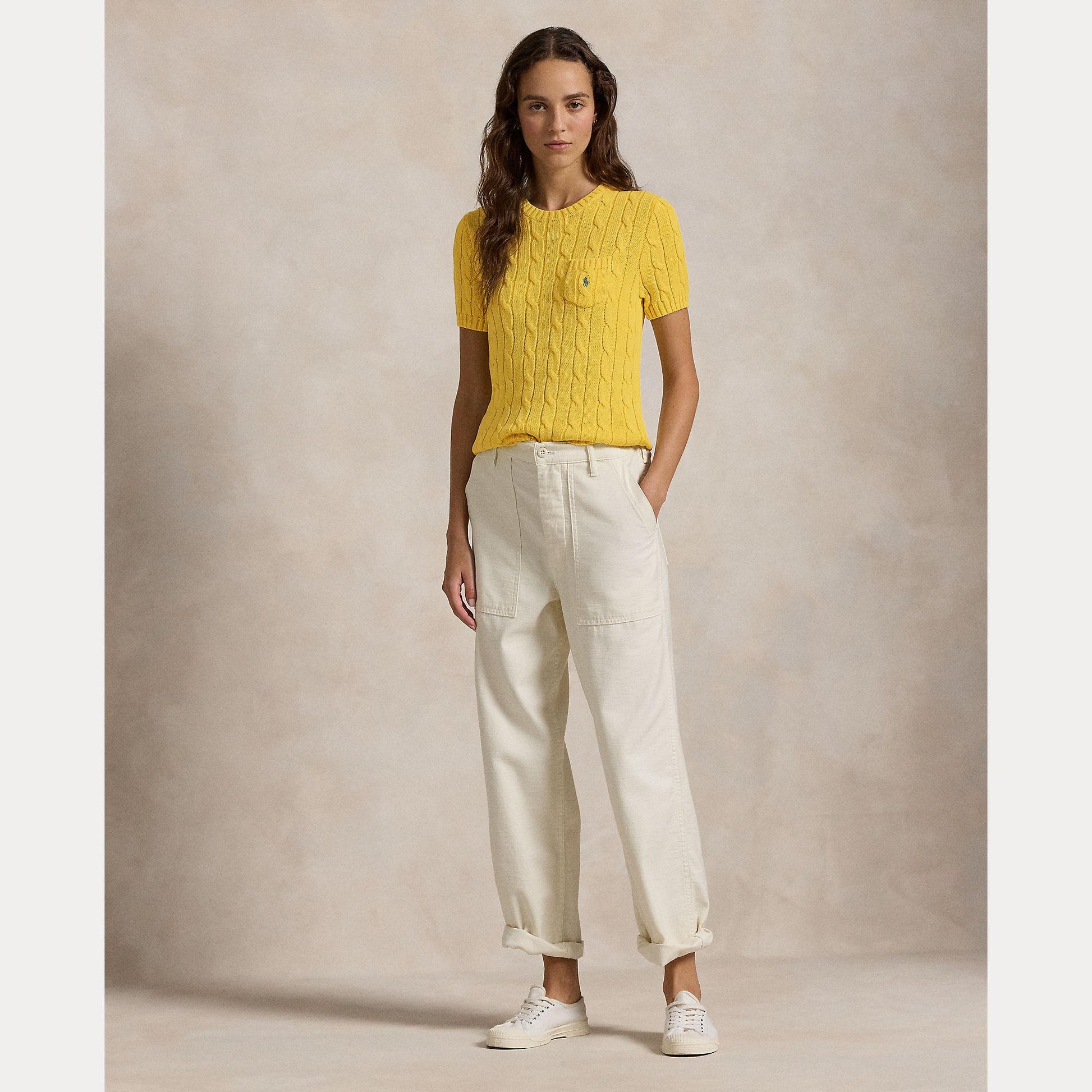 t-shirt in maglia 211-895379 015 RALPH LAUREN POLO 