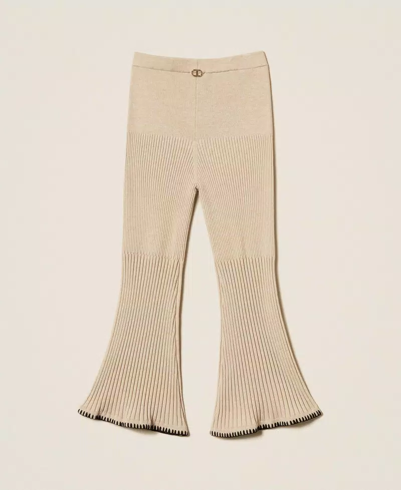 pantalone a coste 252GJ3091 10884 TWINSET GIRL 