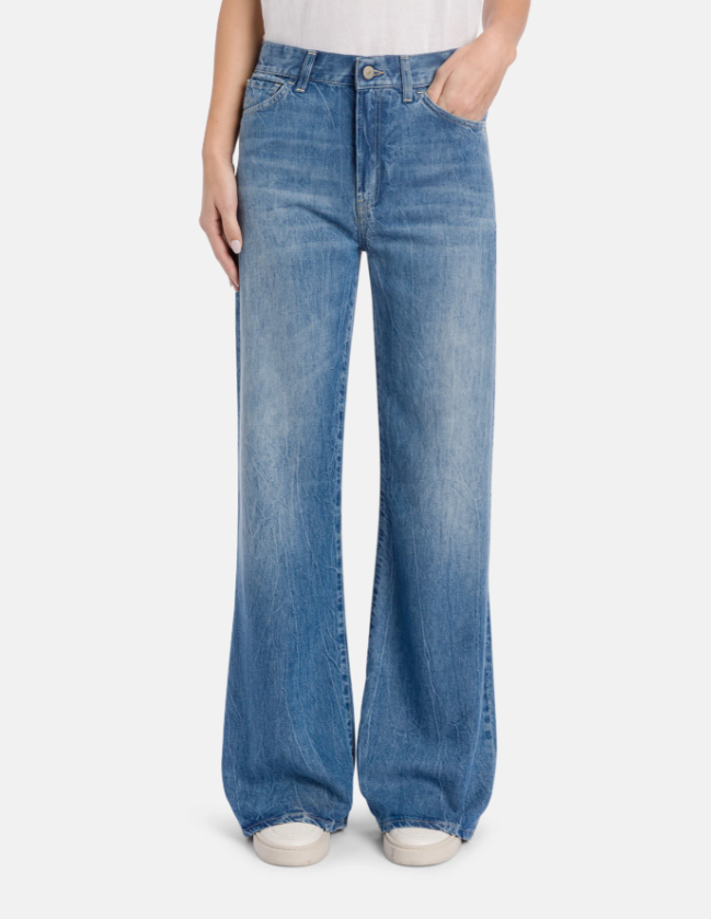 jeans amber wide leg DP619DF0266DMC3 800 DONDUP 
