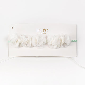 cerchietto fiori PC03757 PANNA PURE FIRENZE 