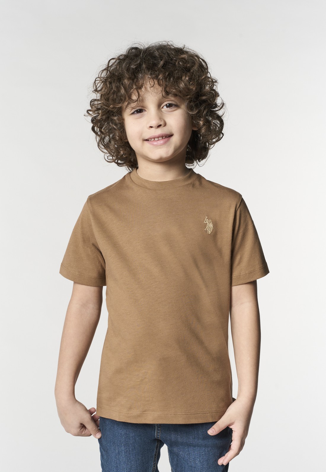 t-shirt basic con logo US43554001 162 U.S. POLO ASSN. 