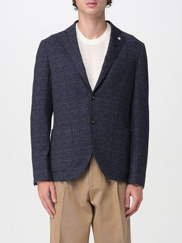 blazer monopetto a quadri 3932G2442MC 253756 89 MANUEL RITZ 