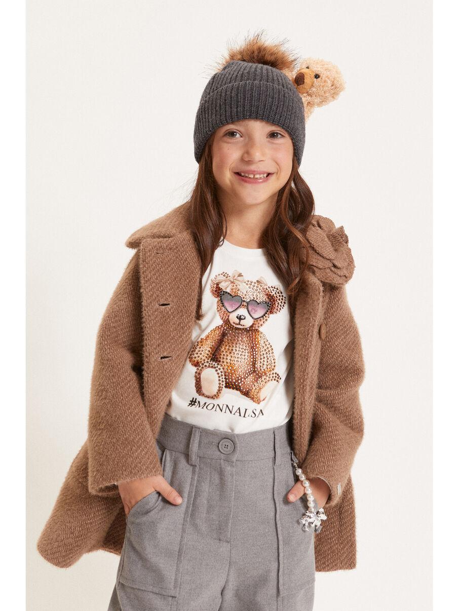 t-shirt orsetto monnalisa 19F616 6003 0001 MONNALISA 
