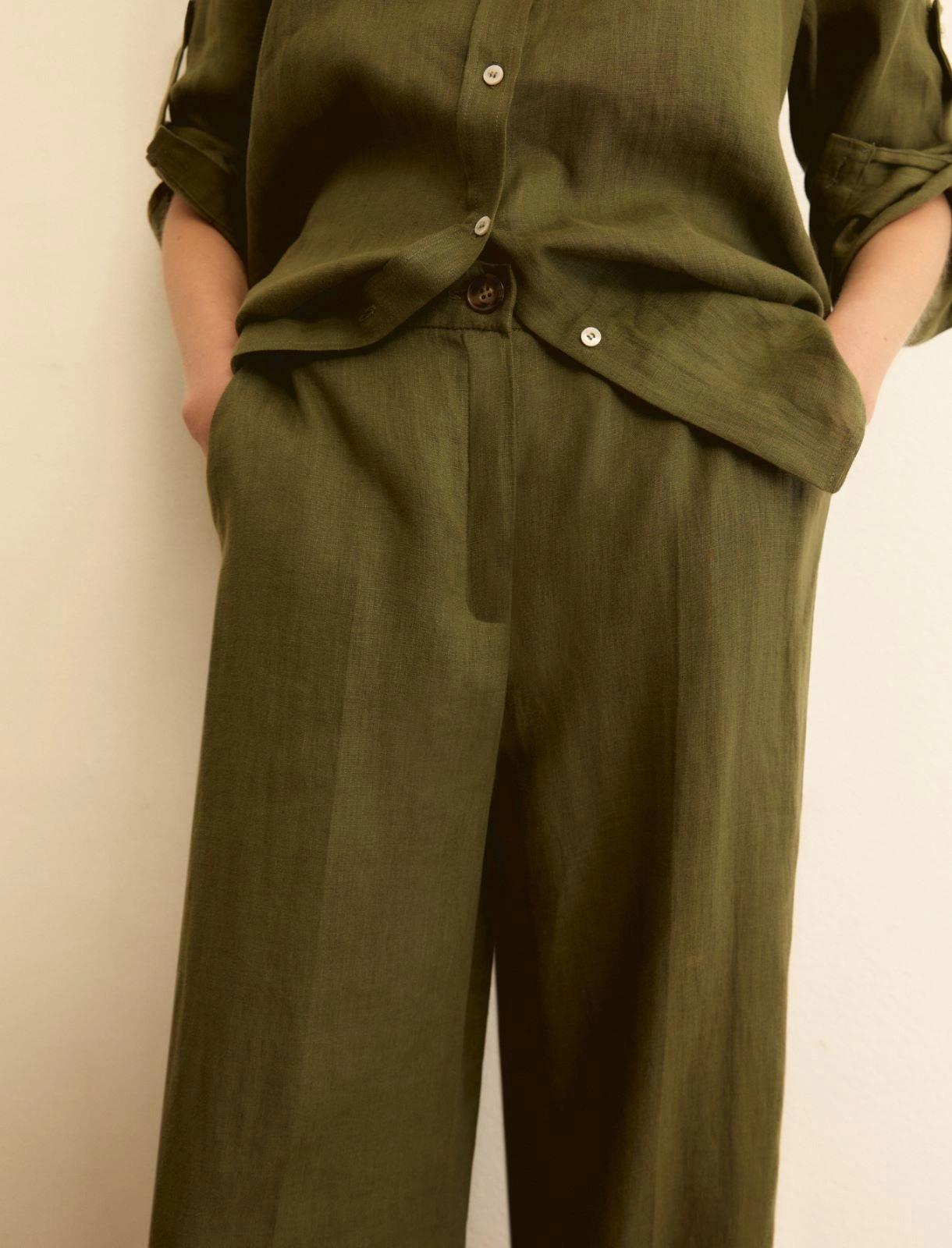 pantalone in lino EMMCLAVA 008 EMME MARELLA 