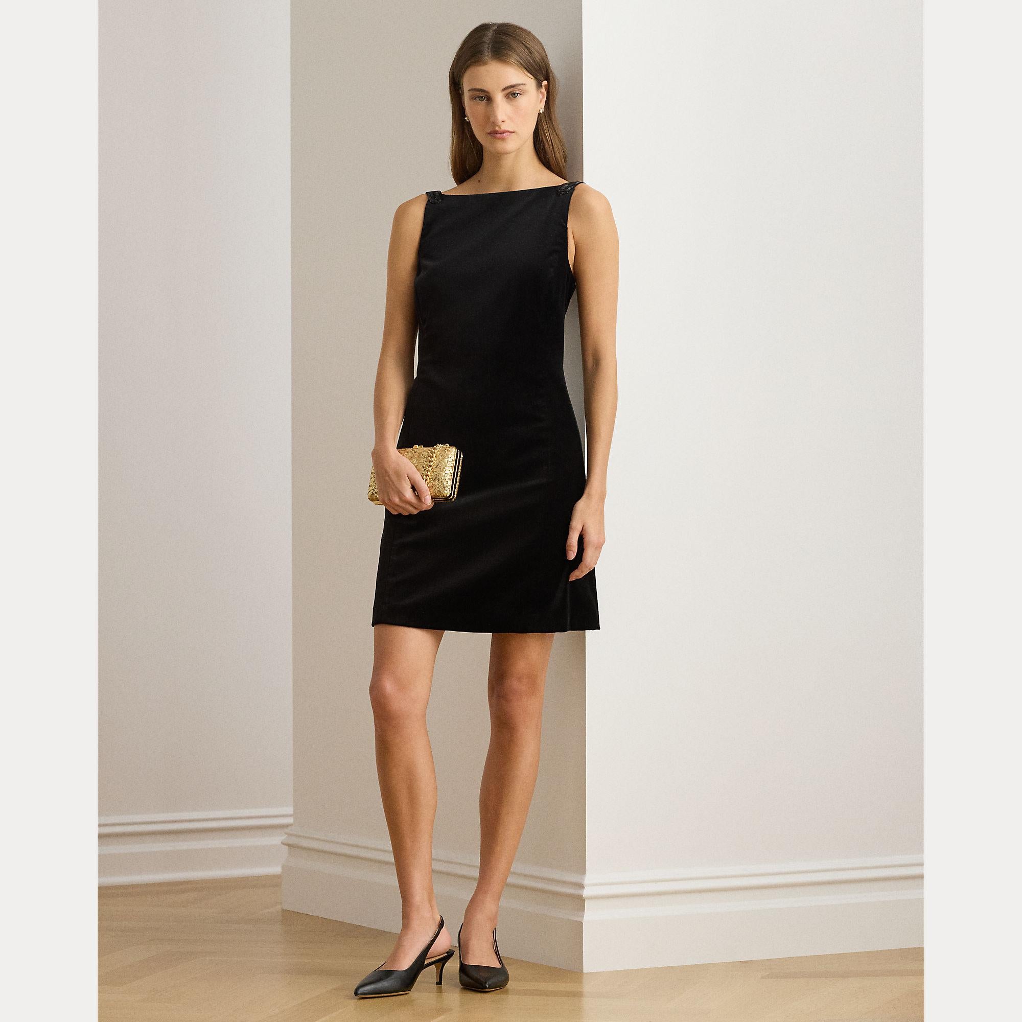 abito in velluto con perline 253-979941 001 LAUREN RALPH LAUREN 