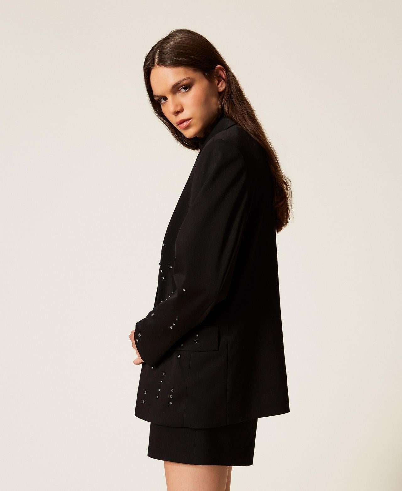blazer con ricamo a mano 252AT2010 00006 TWINSET ACTITUDE 