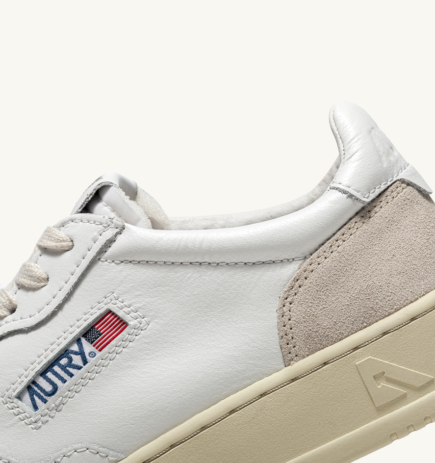 sneakers in pelle autry AULMLS33 WHITE AUTRY 