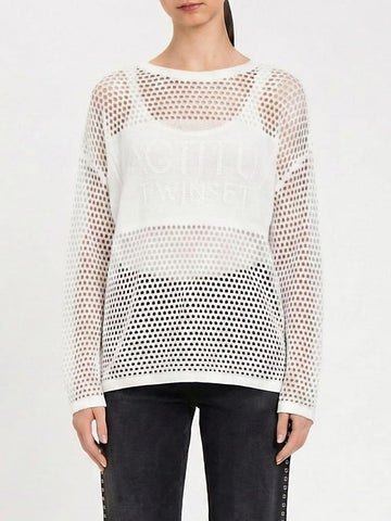 top traforato 261AP3032 00526 TWINSET ACTITUDE 