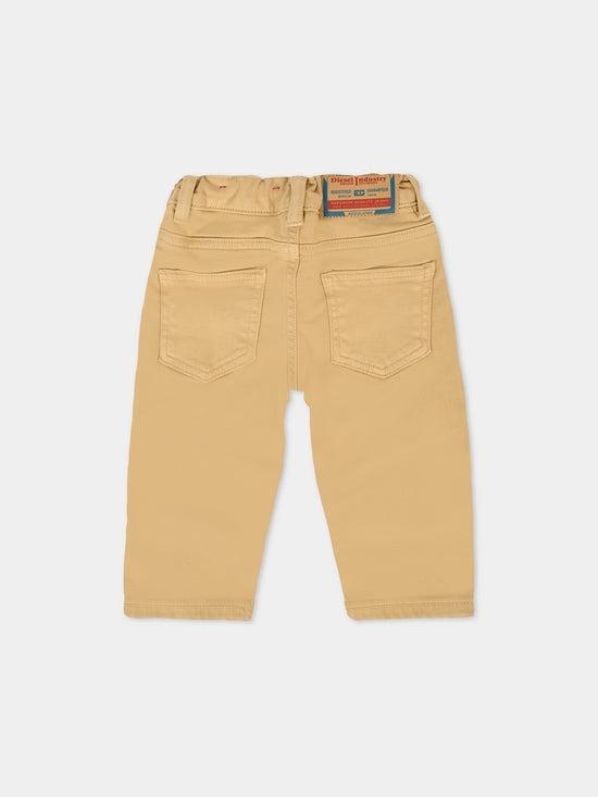 pantalone beige neonato K00322 KXBPV K726 DIESEL 