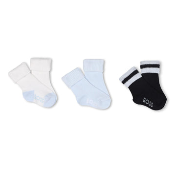 box tre paia di calze J52596 849 BOSS 