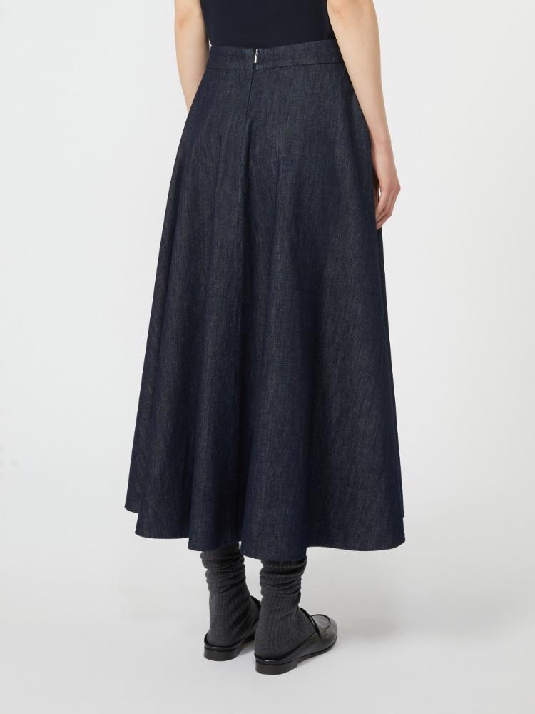 gonna svasata in denim CECILE 001 S MAXMARA 