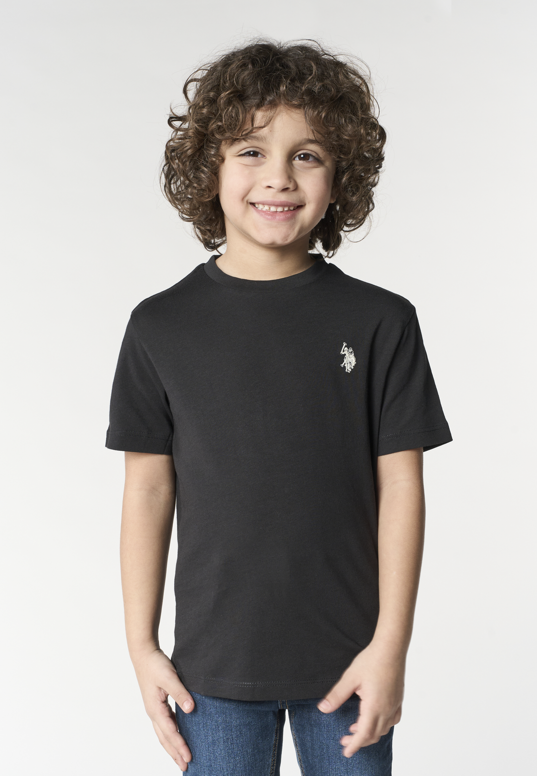 t-shirt basic con logo US43554001 199 U.S. POLO ASSN. 