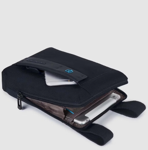 BORSELLO PICCOLO PIQUADRO IN TESSUTO CA3084P16 CHEVBLU PIQUADRO 