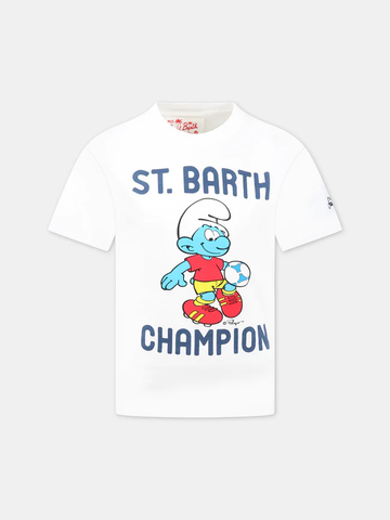t-shirt boy con stampa iconica TSHIRT BOY 05333D MC2 SAINT BARTH 