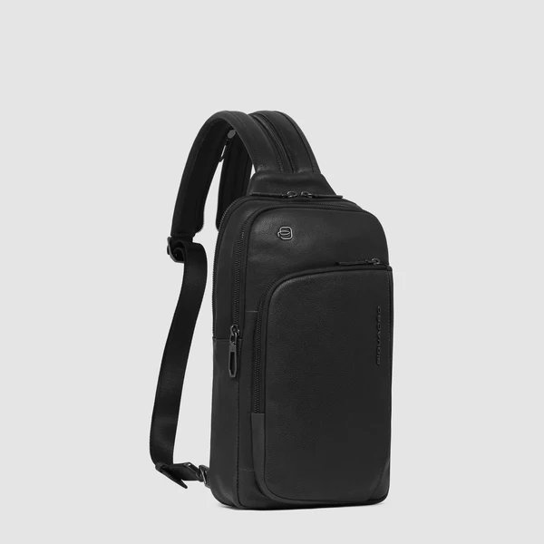 zaino monospalla in pelle CA6686S134 N PIQUADRO 
