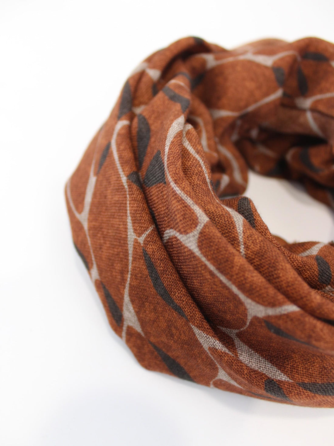 sciarpa in tono marrone SC184-02232232 04 GIERRE MILANO 