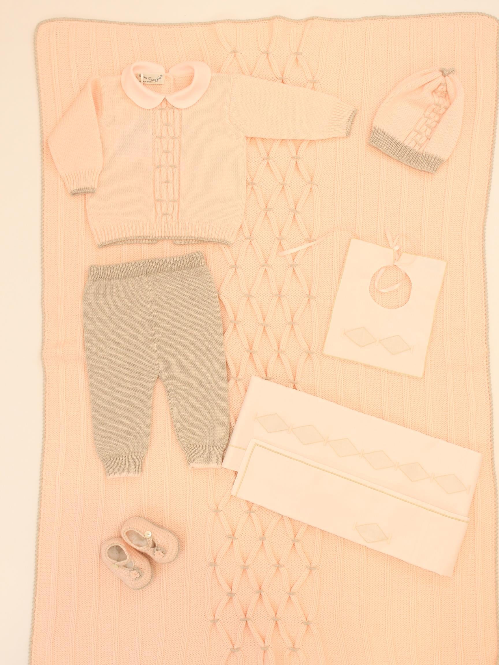 coperta in lana rosa TIMEO COPERTA UNI PICCOLA GIUGGIOLA 