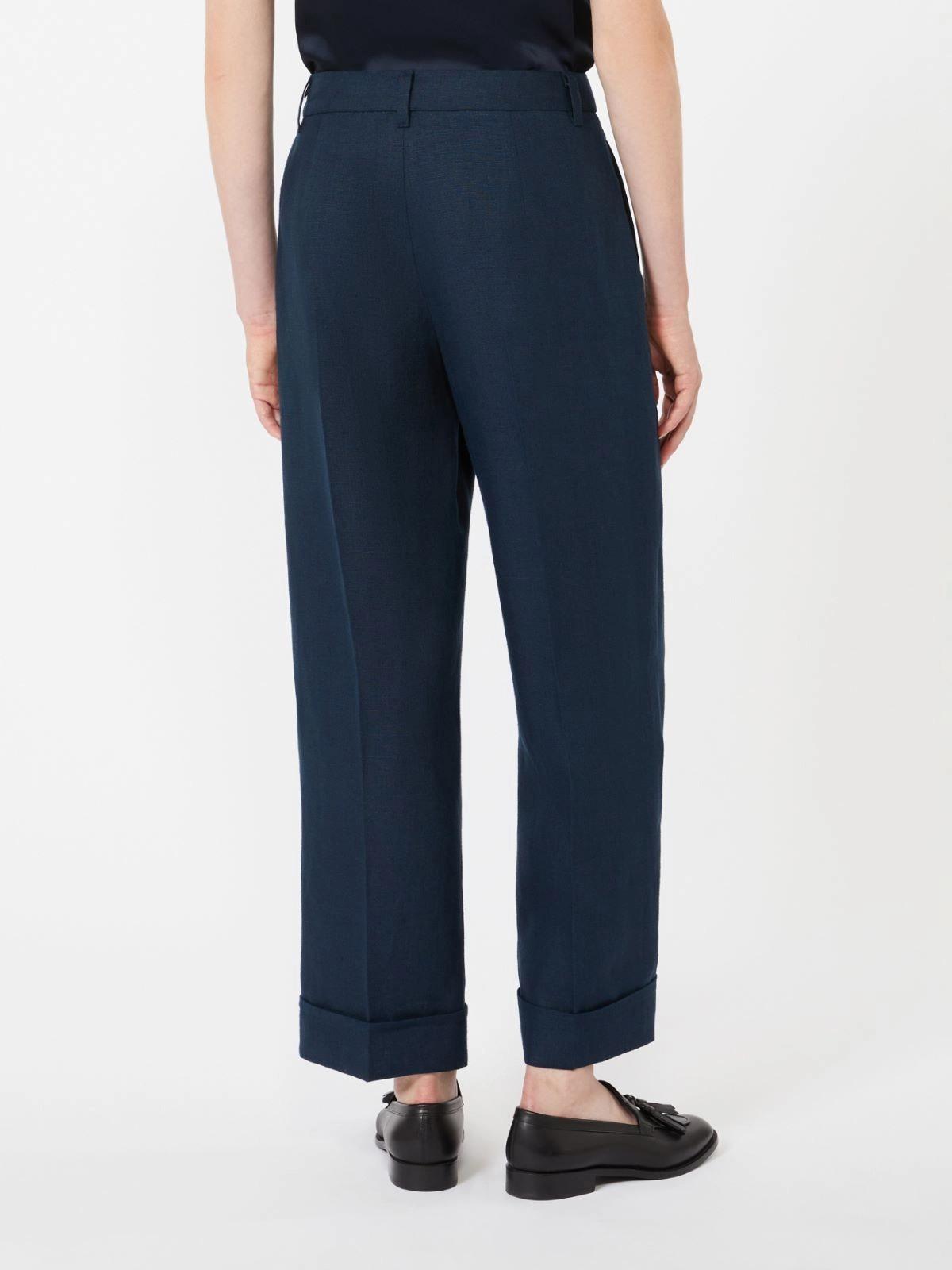 pantalone in lino SMMANSELMO 004 S MAXMARA 