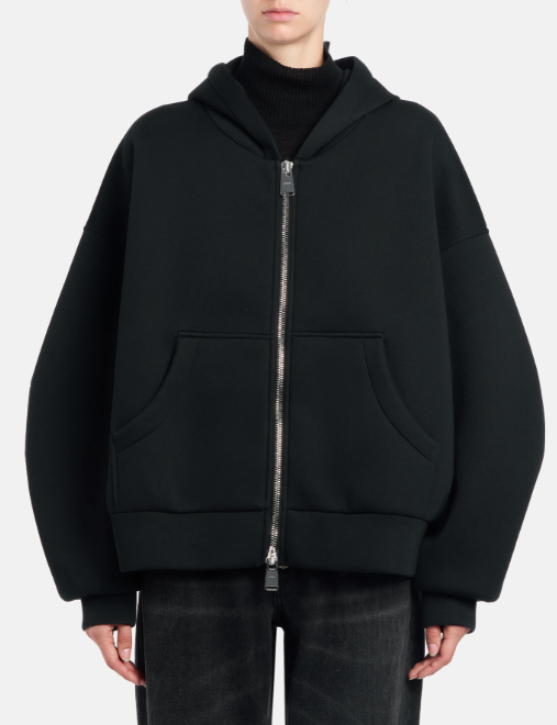 felpa over full zip e cappuccio F511KF0250DXXX999 DONDUP