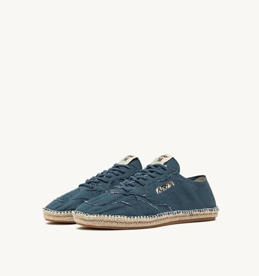 espadrillas in canvas sandy ESLMCV05 BLUE DENIM AUTRY 