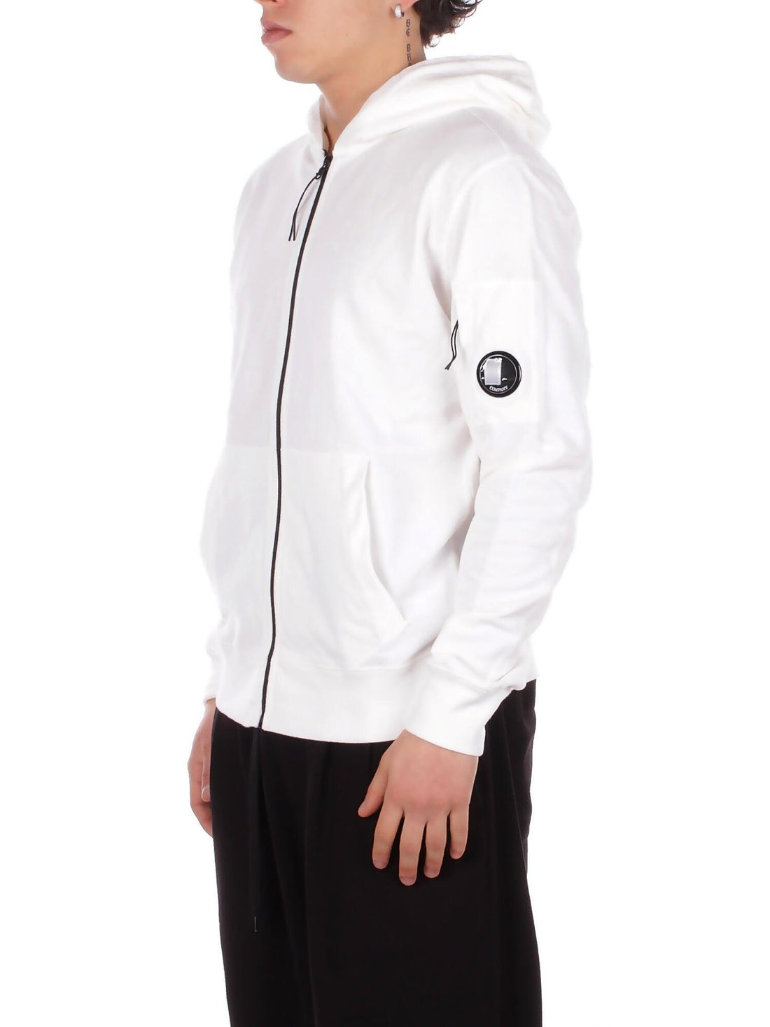felpa fleece zip 20CMSS081A 002246G 103 CP COMPANY 