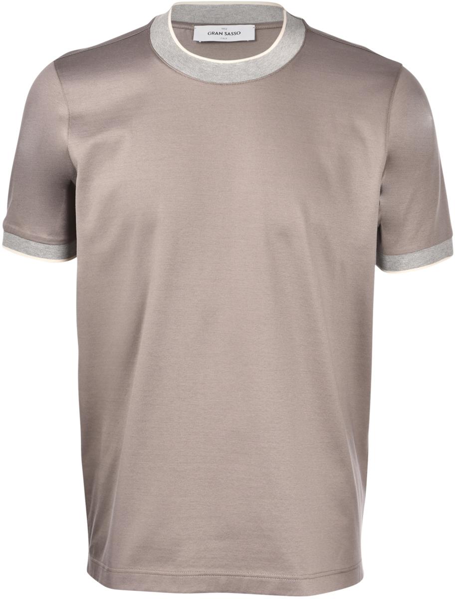 t-shirt in filo di scozia 60132 74017 171 GRAN SASSO 