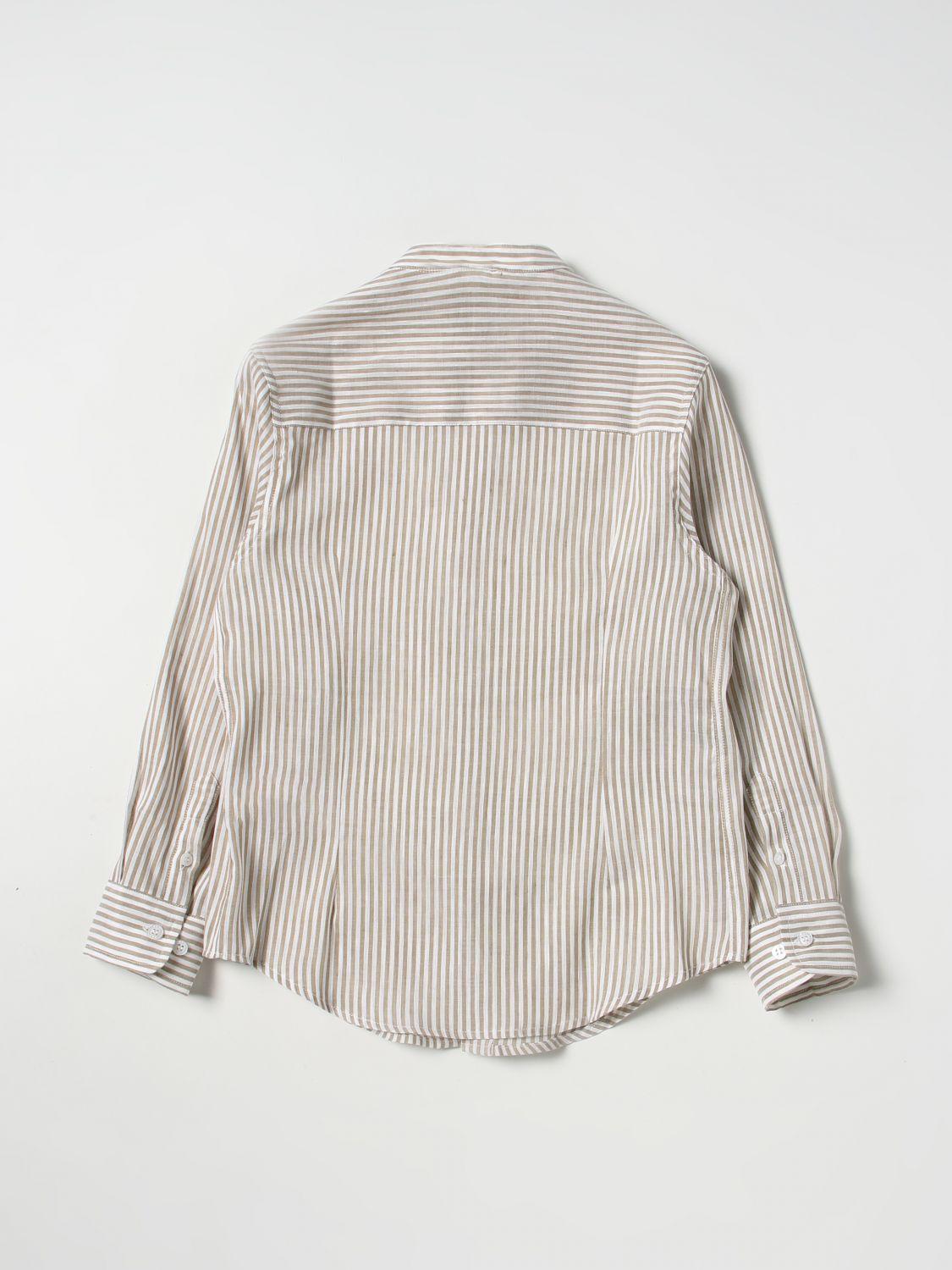 camicia coreana a righe FS5P70 I0148 101BG FAY 