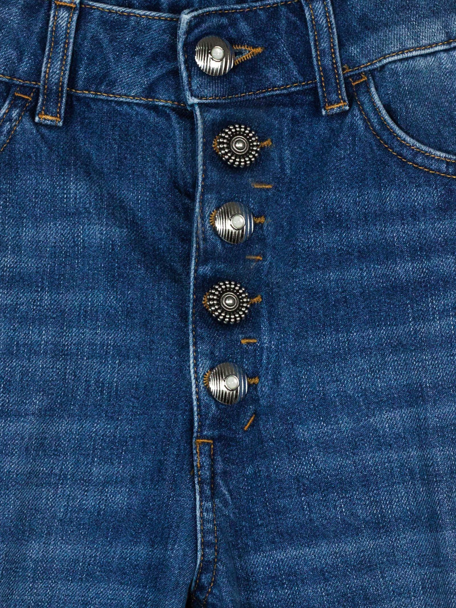 jeans con bottoni gioiello DP268BDFE286DMR3 800 DONDUP 