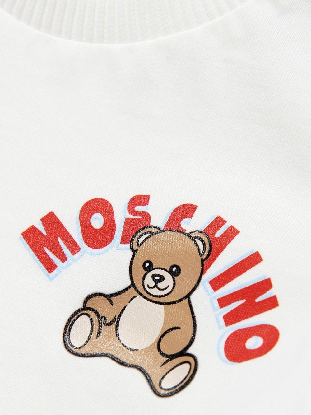 t-shirt teddy bear MZM047 LAA01 10063 MOSCHINO KIDS 