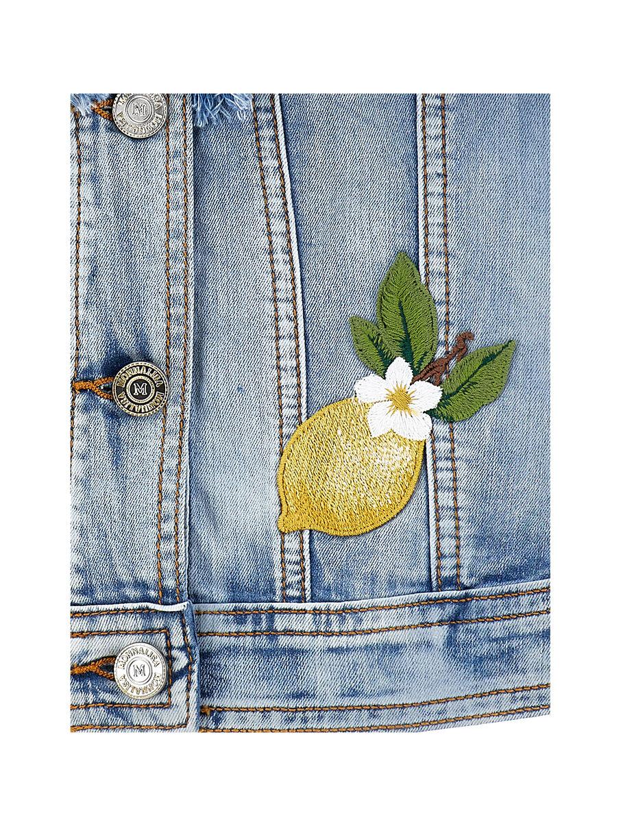 giacca denim trilli 19G105 7013 0062 MONNALISA 
