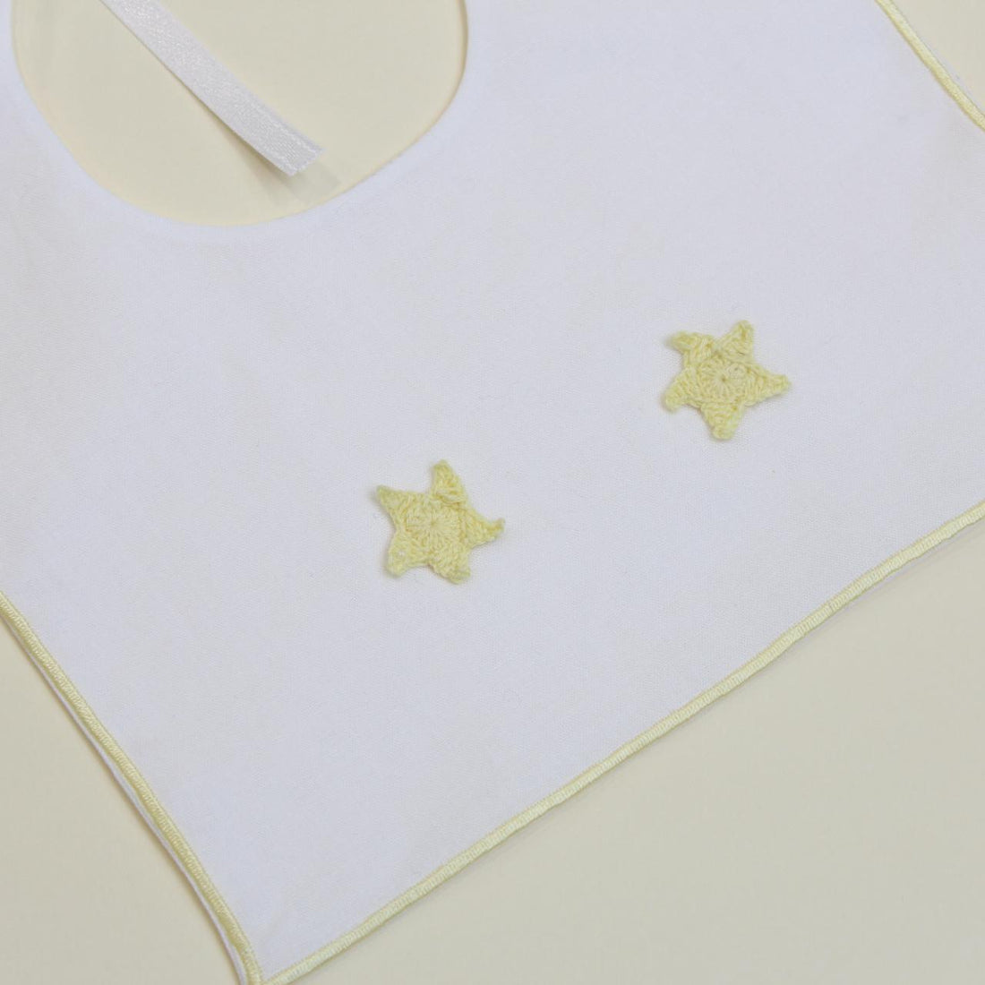 BAVETTA in cotone CON RICAMI ZELIG BAVETTA UNI PICCOLA GIUGGIOLA 