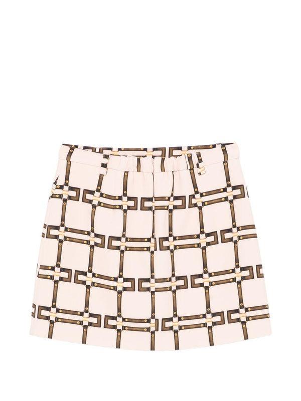 gonna con stampa multicolor EFGO212 GAE01 C053 ELISABETTA FRANCHI 