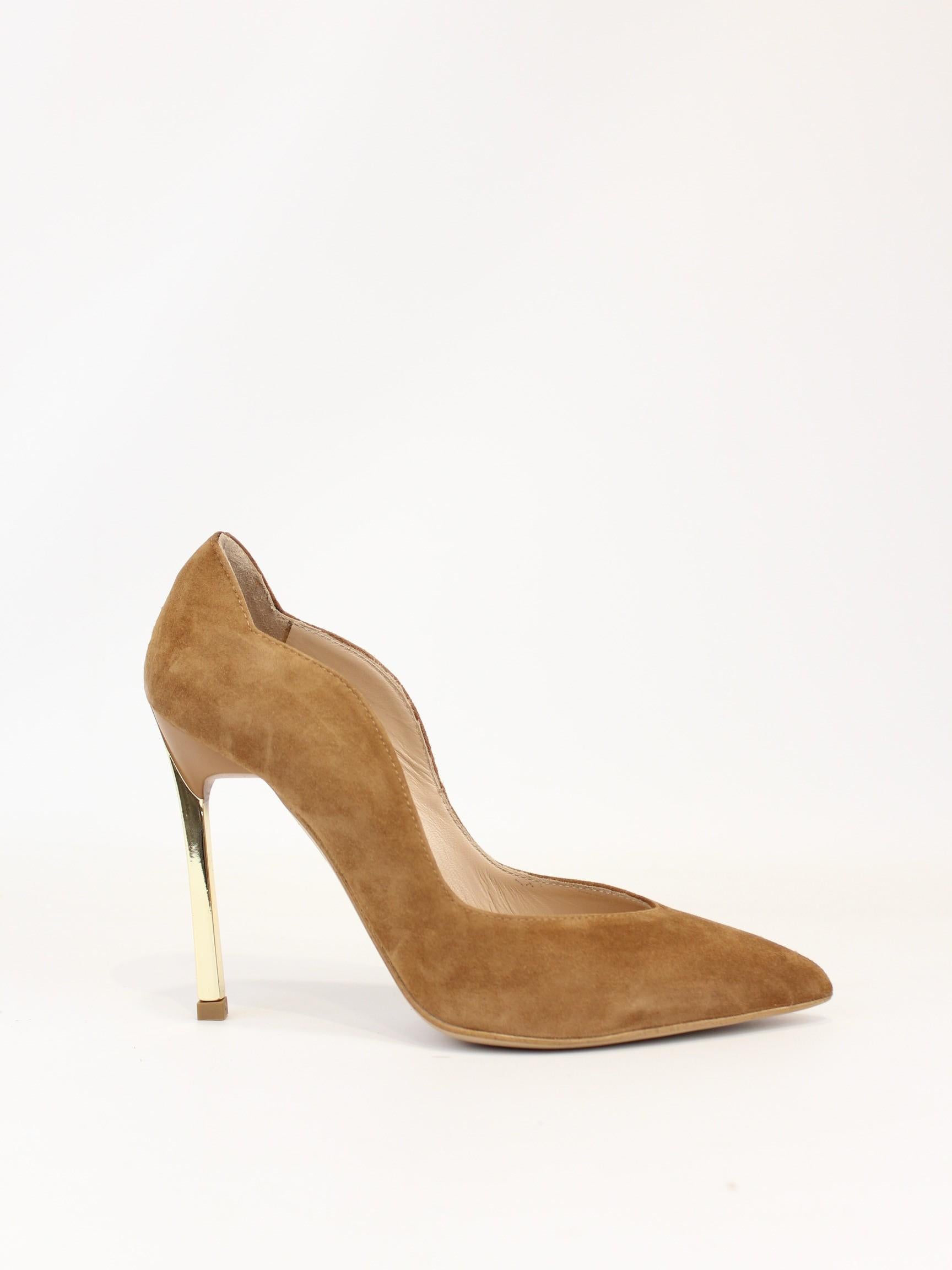 decollette con tacco a punta EG1108 BRANDY OVYE' 