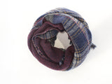 GIERRE MILANO sciarpa uomo in lana Bordeaux