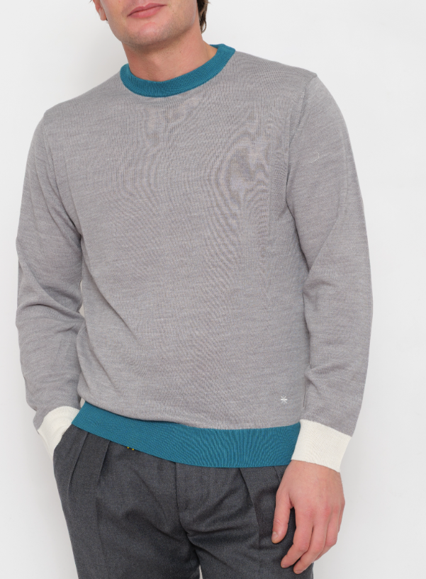 maglioncino con contrasti 3932M502 253807 97 MANUEL RITZ 
