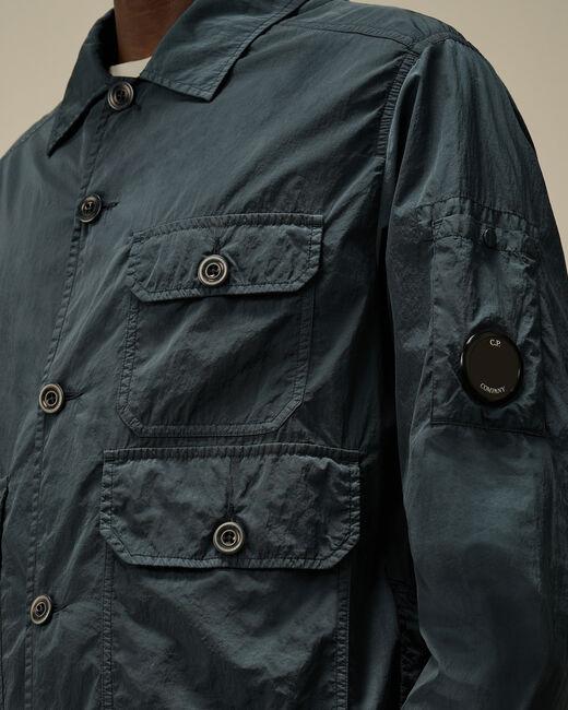 camicia con bottoni chrome r 18CMOS013A 005904G 891 CP COMPANY 
