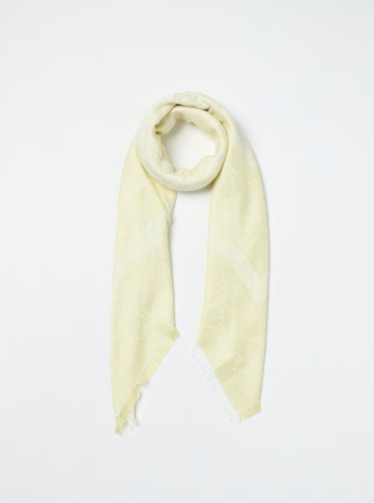 kefiah jacquard con logo oval t 241TA4400 11295 TWINSET 