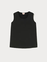 NOW MARINA RINALDI top in raso Nero