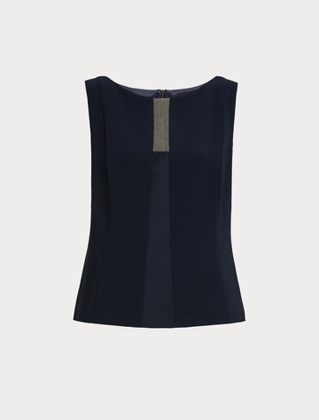 top in cady blu notte GUFO 005 MARINA RINALDI 