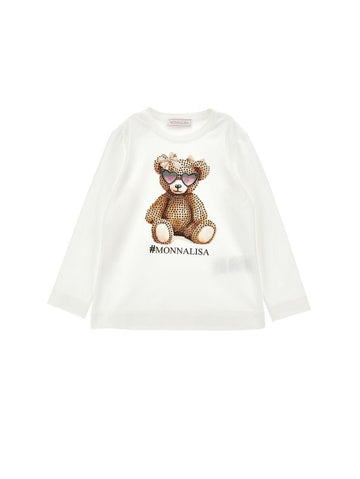 t-shirt orsetto monnalisa 19F616 6003 0001 MONNALISA 