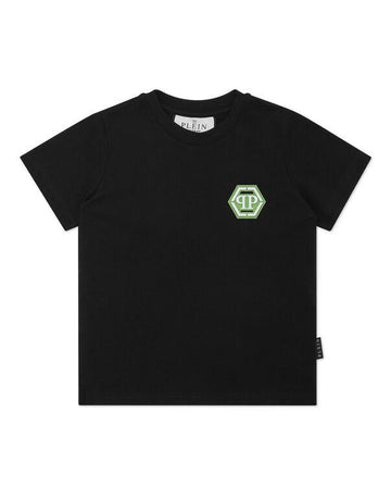 t-shirt con logo iconico SAECBTK1334 PJY002N 0205 PHILIPP PLEIN 