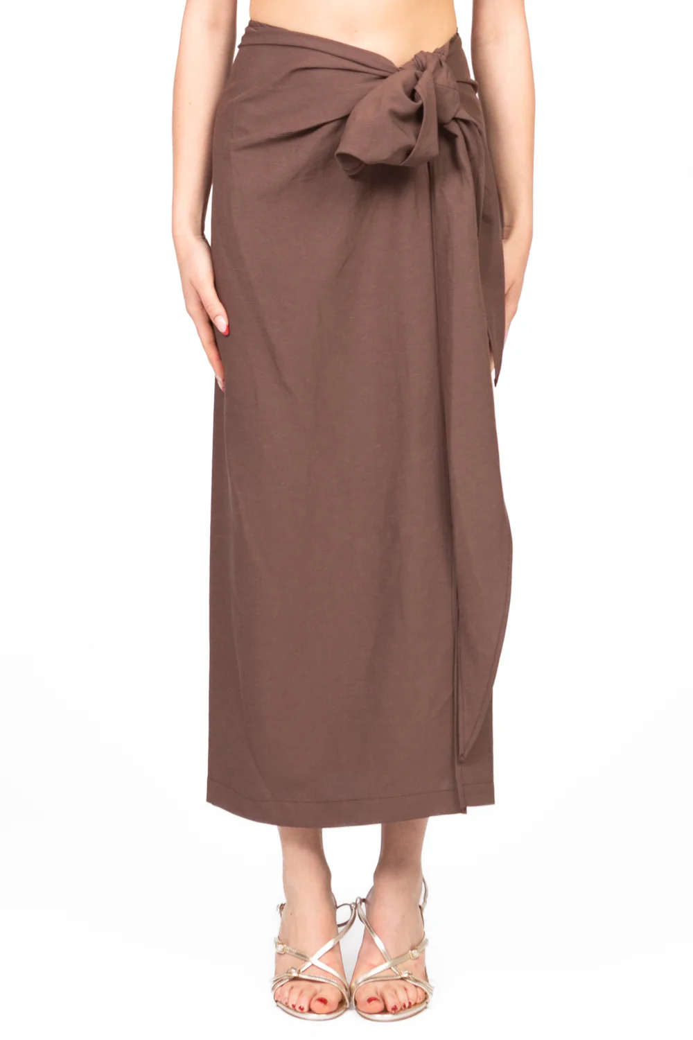 gonna pareo con nodo TD2662 MARRONE VICOLO 