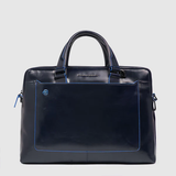 PIQUADRO borsa pelle porta pc ipad13 Blu