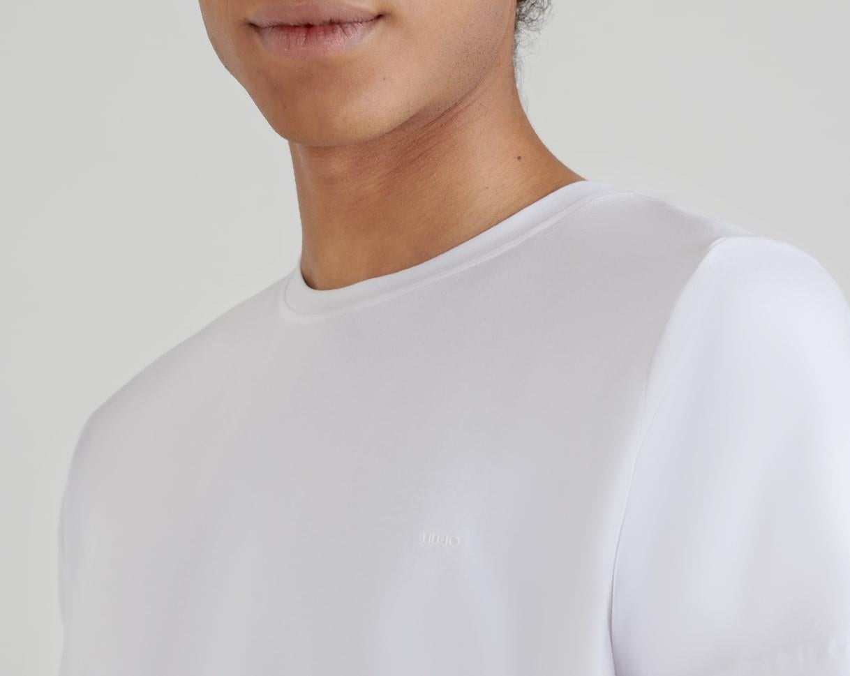 T-shirt iconic con logo M000P204SHORTLOGO WHITE liU JO 