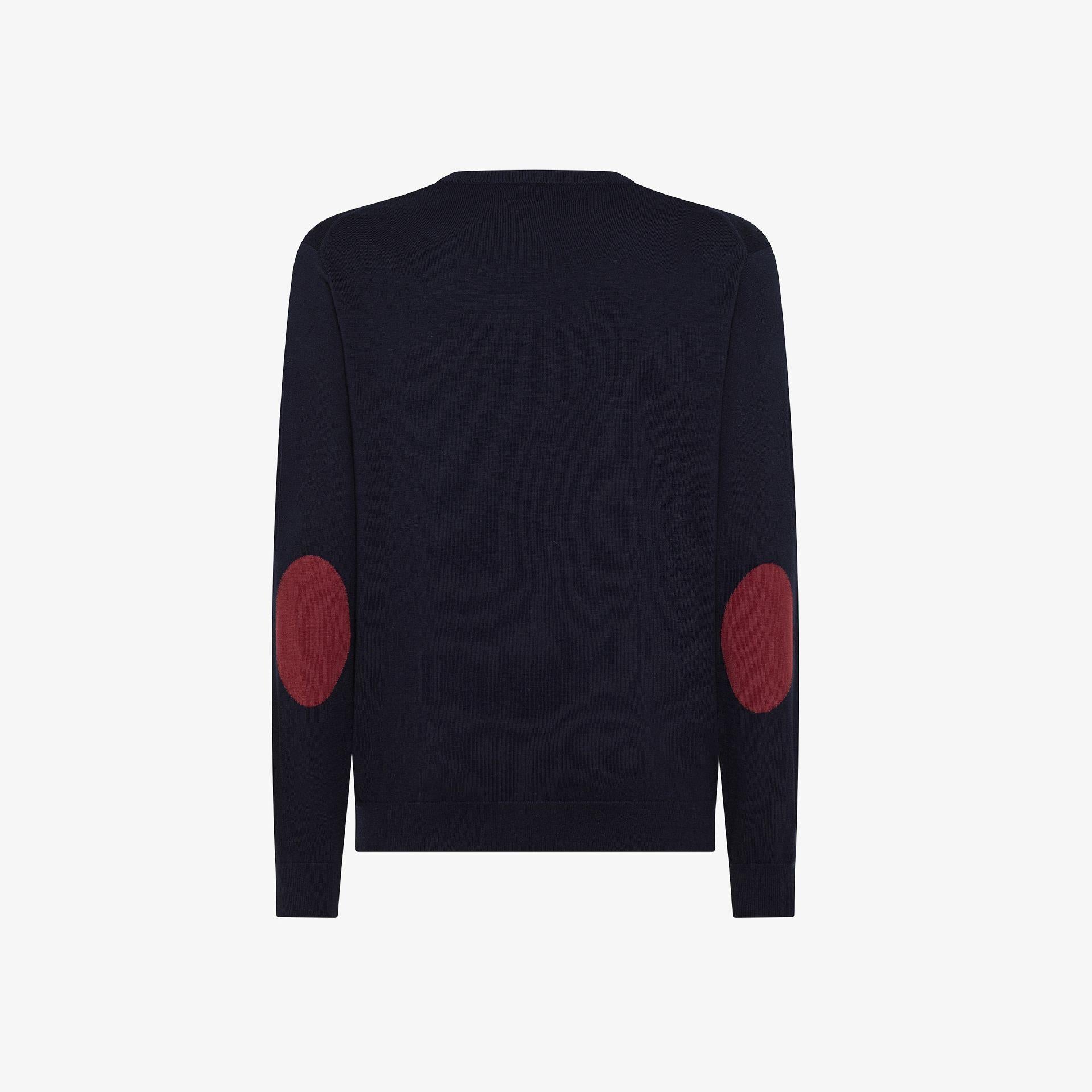 maglione con taschino e toppe K45147 07 SUN68 
