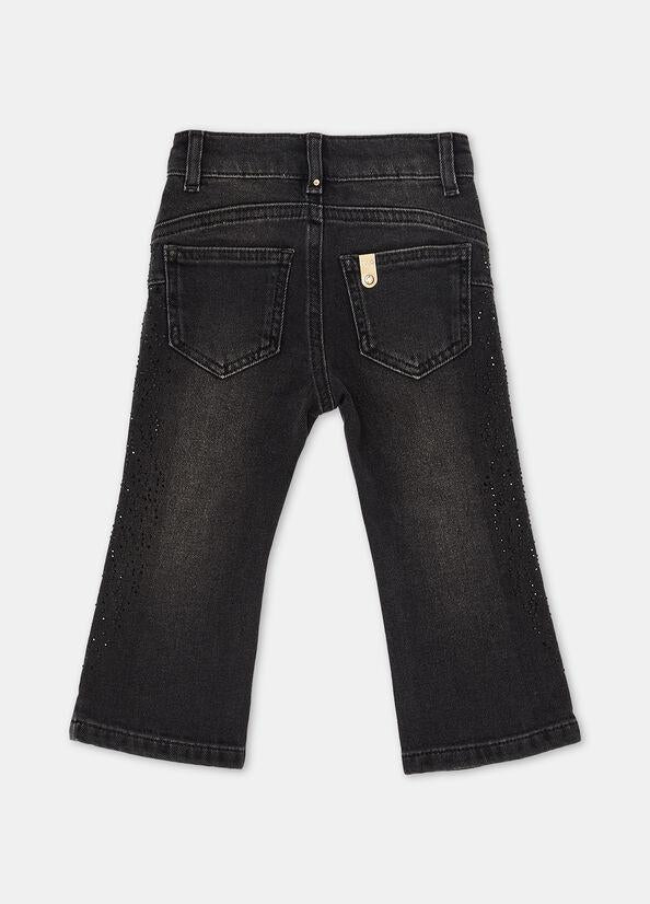 jeans con strass KF5035D5035 88008 LIU JO JUNIOR 